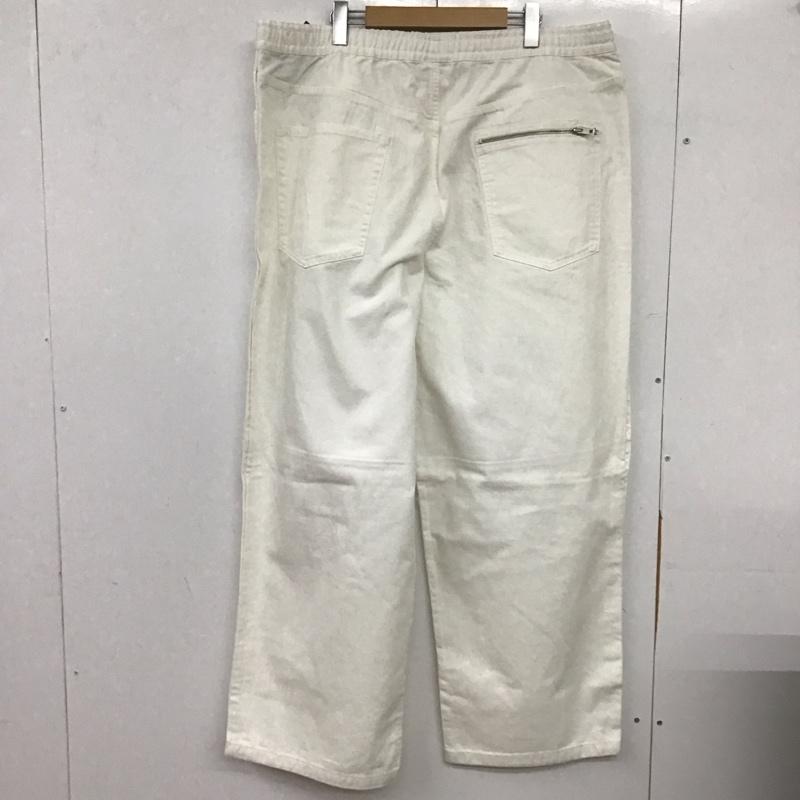 ジーユー GU パンツ デニム、ジーンズ 321-360212 デニムイージーパンツ 無地 オフホワイト / オフホワイト / メンズ USED 古着 中古 10159631