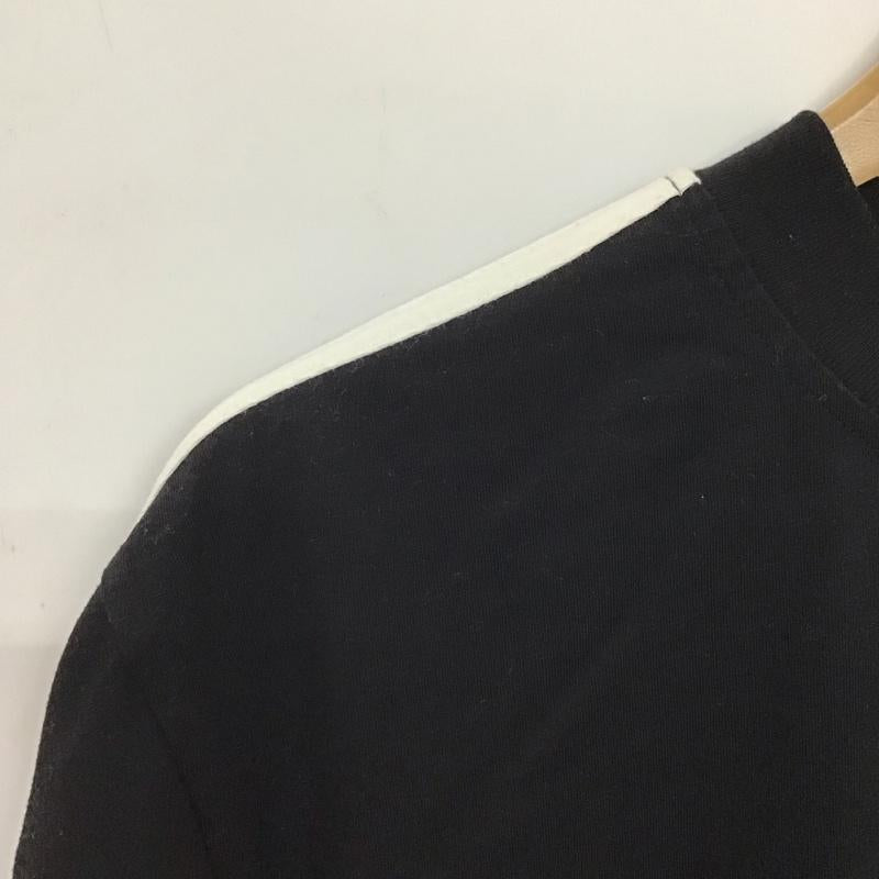 アディダス adidas Tシャツ 半袖 半袖カットソー プリントTシャツ クルーネックカットソー L ロゴ、文字 黒 / ブラック / black メンズ USED 古着 中古 10159632