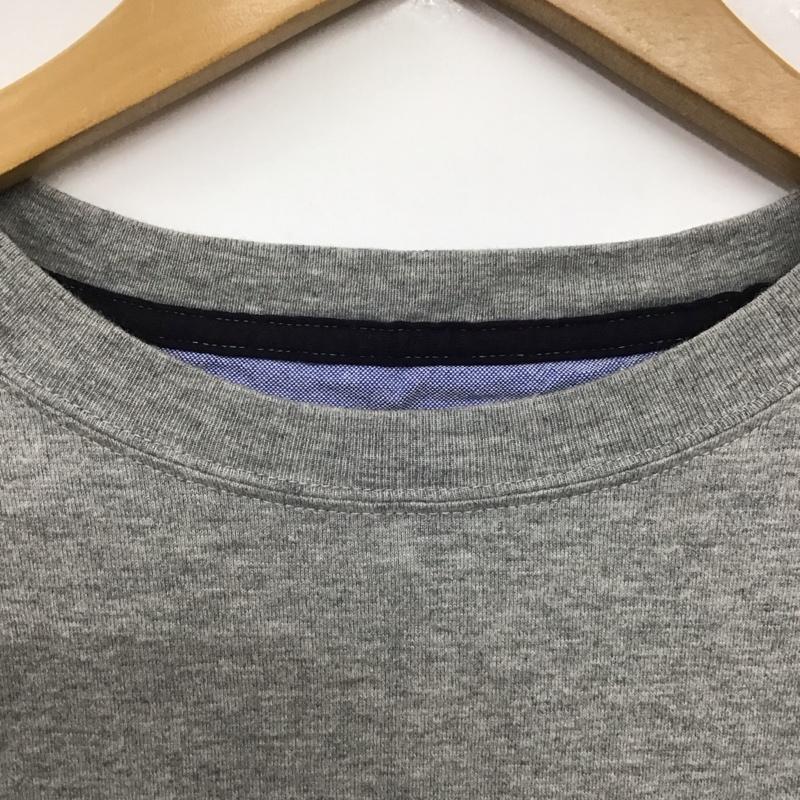 トミーヒルフィガー TOMMY HILFIGER Tシャツ 半袖 半袖カットソー プリントTシャツ クルーネックカットソー L ロゴ、文字 灰 / グレー / gray メンズ USED 古着 中古 10159633