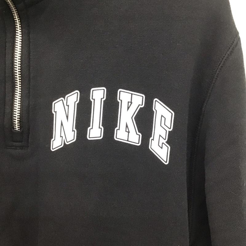 ナイキ NIKE トレーナー 長袖 長袖トレーナー スウェット スタンドネック プルオーバー M ロゴ、文字 ダークグレー / ダークグレー / メンズ USED 古着 中古 10159634