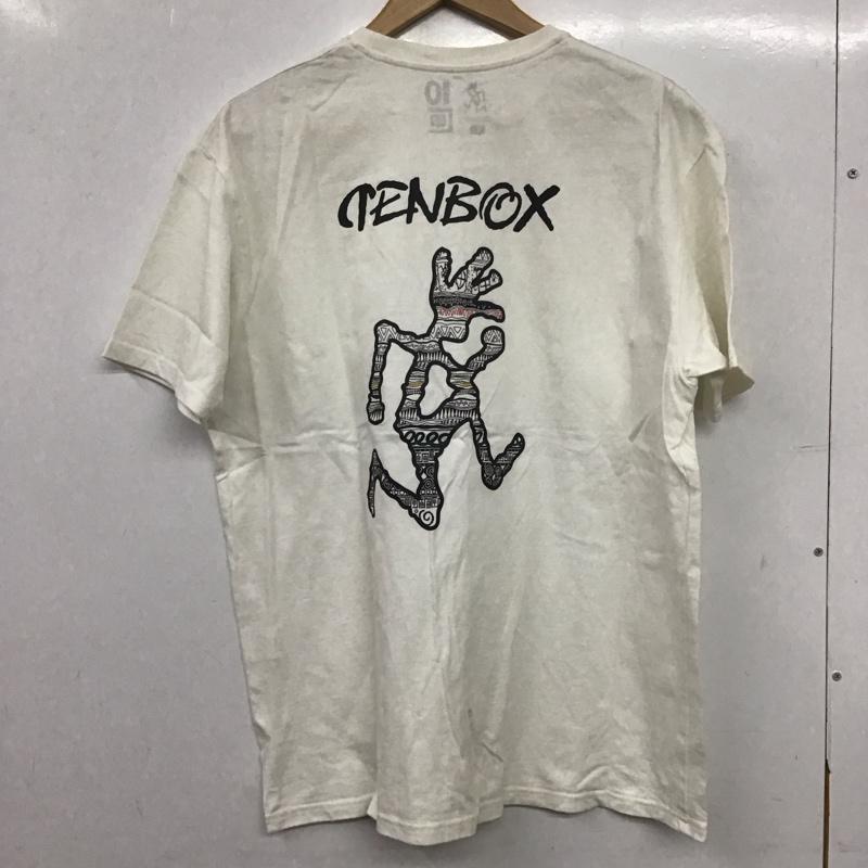 グラミチ GRAMICCI Tシャツ 半袖 半袖カットソー プリントTシャツ クルーネックカットソー L ロゴ、文字 白 / ホワイト / white メンズ USED 古着 中古 10159635