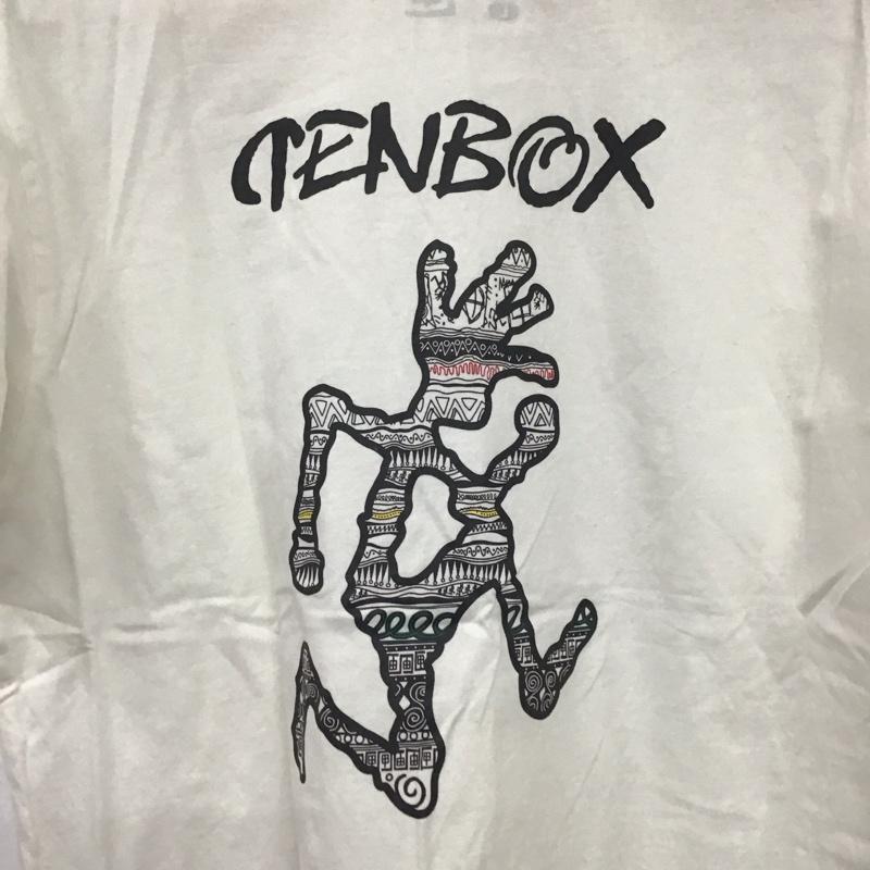 グラミチ GRAMICCI Tシャツ 半袖 半袖カットソー プリントTシャツ クルーネックカットソー L ロゴ、文字 白 / ホワイト / white メンズ USED 古着 中古 10159635