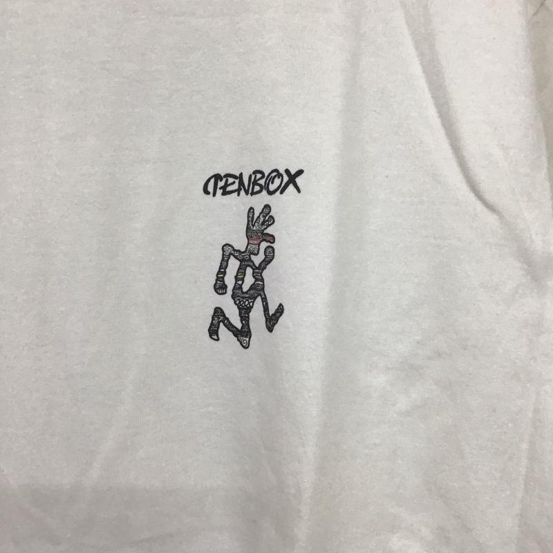 グラミチ GRAMICCI Tシャツ 半袖 半袖カットソー プリントTシャツ クルーネックカットソー L ロゴ、文字 白 / ホワイト / white メンズ USED 古着 中古 10159635