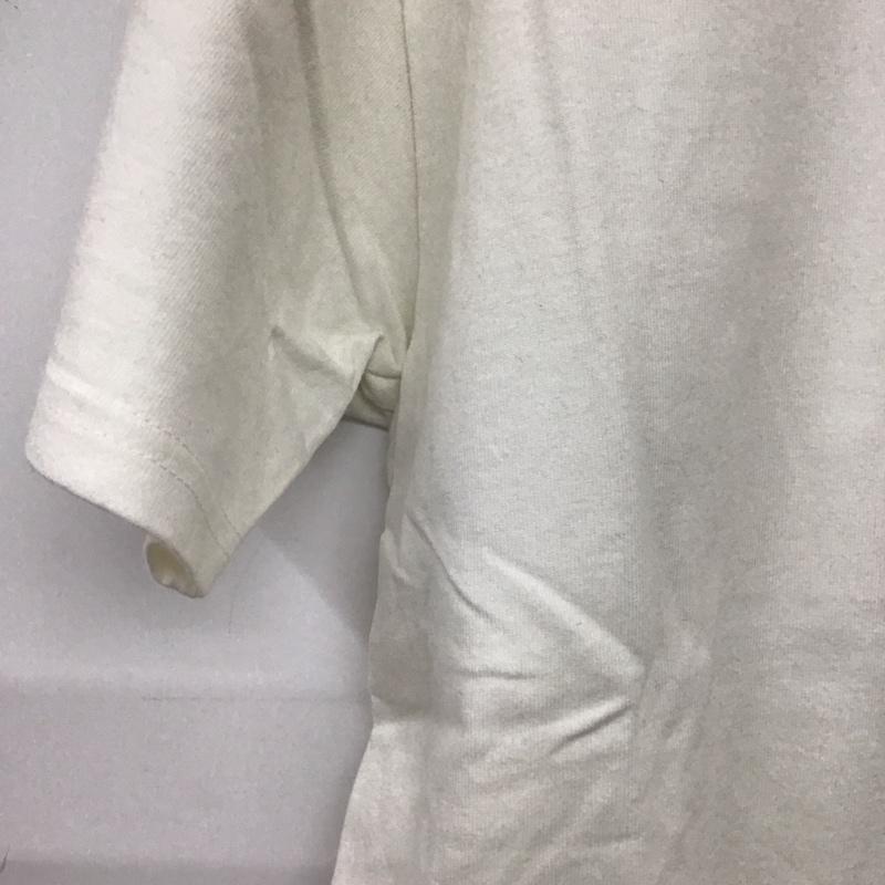 グラミチ GRAMICCI Tシャツ 半袖 半袖カットソー プリントTシャツ クルーネックカットソー L ロゴ、文字 白 / ホワイト / white メンズ USED 古着 中古 10159635