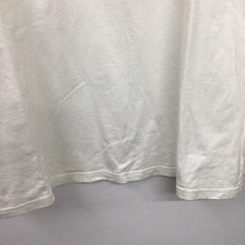 グラミチ GRAMICCI Tシャツ 半袖 半袖カットソー プリントTシャツ クルーネックカットソー L ロゴ、文字 白 / ホワイト / white メンズ USED 古着 中古 10159635