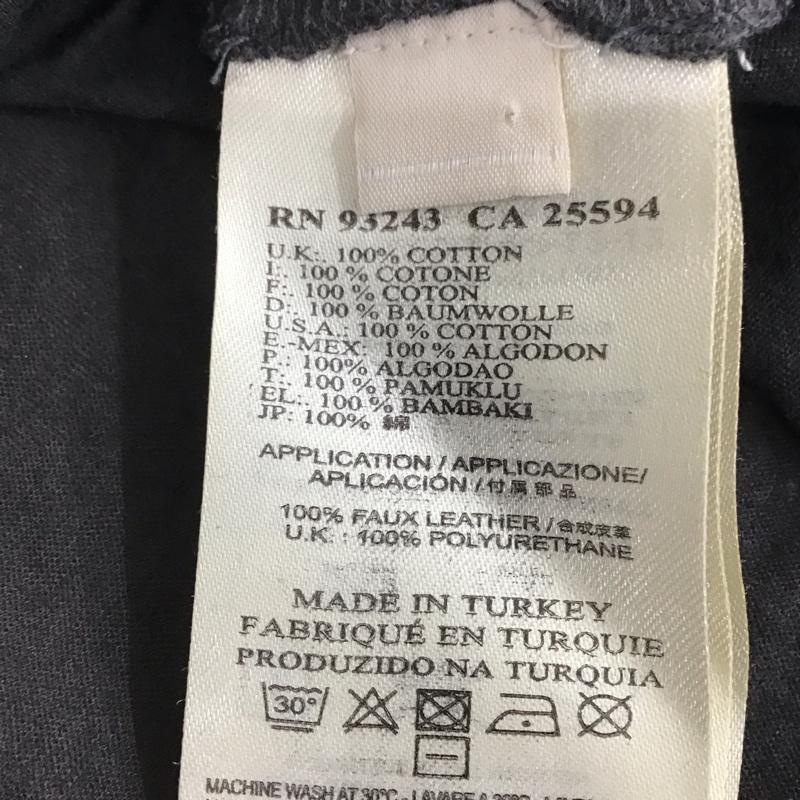 ディーゼル DIESEL Tシャツ 半袖 半袖カットソー プリントTシャツ Vネックカットソー M ロゴ、文字 ダークグレー / ダークグレー / メンズ USED 古着 中古 10159636