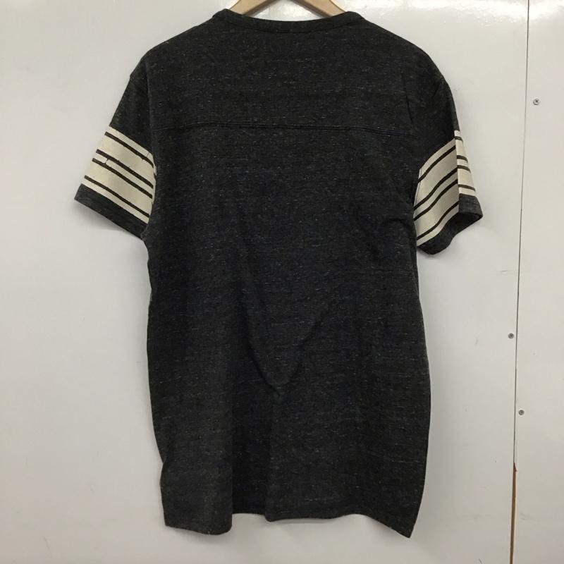 アメリカンイーグル AMERICANEAGLE Tシャツ 半袖 半袖カットソー プリントTシャツ クルーネックカットソー M ロゴ、文字 ダークグレー / ダークグレー / メンズ USED 古着 中古 10159637
