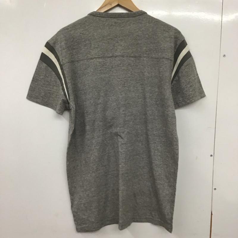 アメリカンイーグル AMERICANEAGLE Tシャツ 半袖 半袖カットソー プリントTシャツ クルーネックカットソー M ロゴ、文字 灰 / グレー / gray メンズ USED 古着 中古 10159639