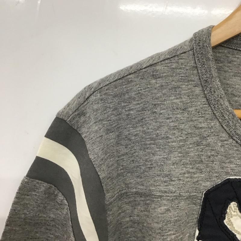 アメリカンイーグル AMERICANEAGLE Tシャツ 半袖 半袖カットソー プリントTシャツ クルーネックカットソー M ロゴ、文字 灰 / グレー / gray メンズ USED 古着 中古 10159639
