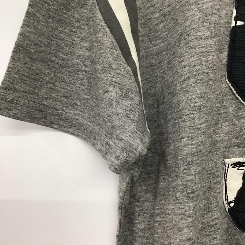 アメリカンイーグル AMERICANEAGLE Tシャツ 半袖 半袖カットソー プリントTシャツ クルーネックカットソー M ロゴ、文字 灰 / グレー / gray メンズ USED 古着 中古 10159639