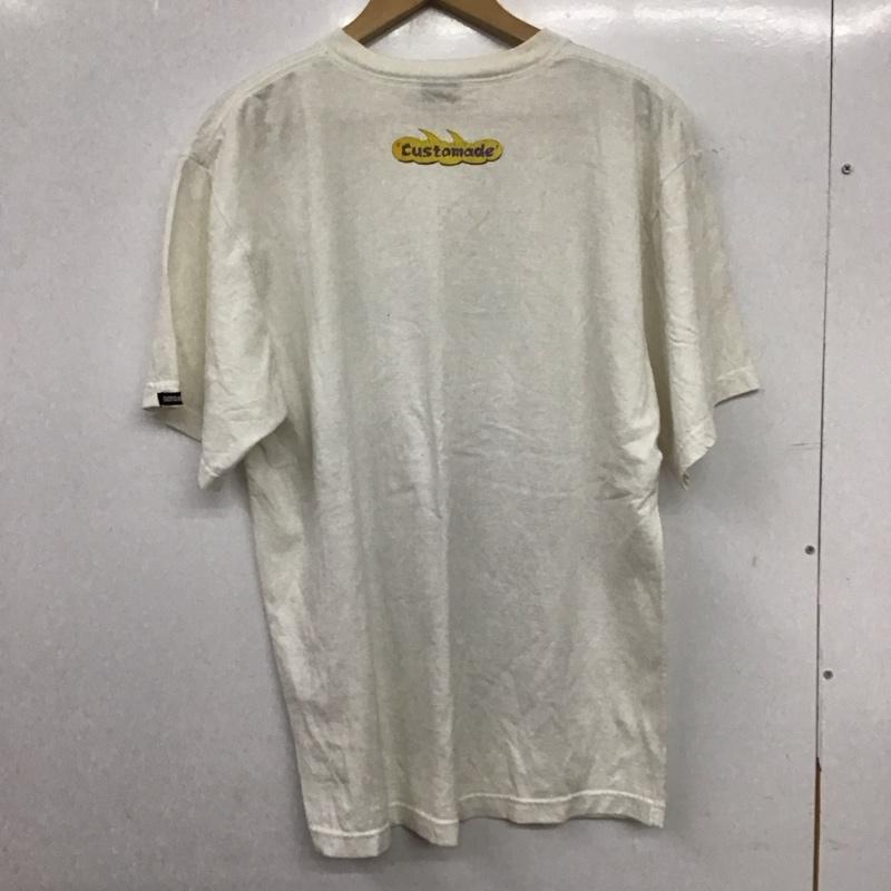 ステューシー STUSSY Tシャツ 半袖 半袖カットソー プリントTシャツ クルーネックカットソー プリント 白 / ホワイト / white メンズ USED 古着 中古 10159642