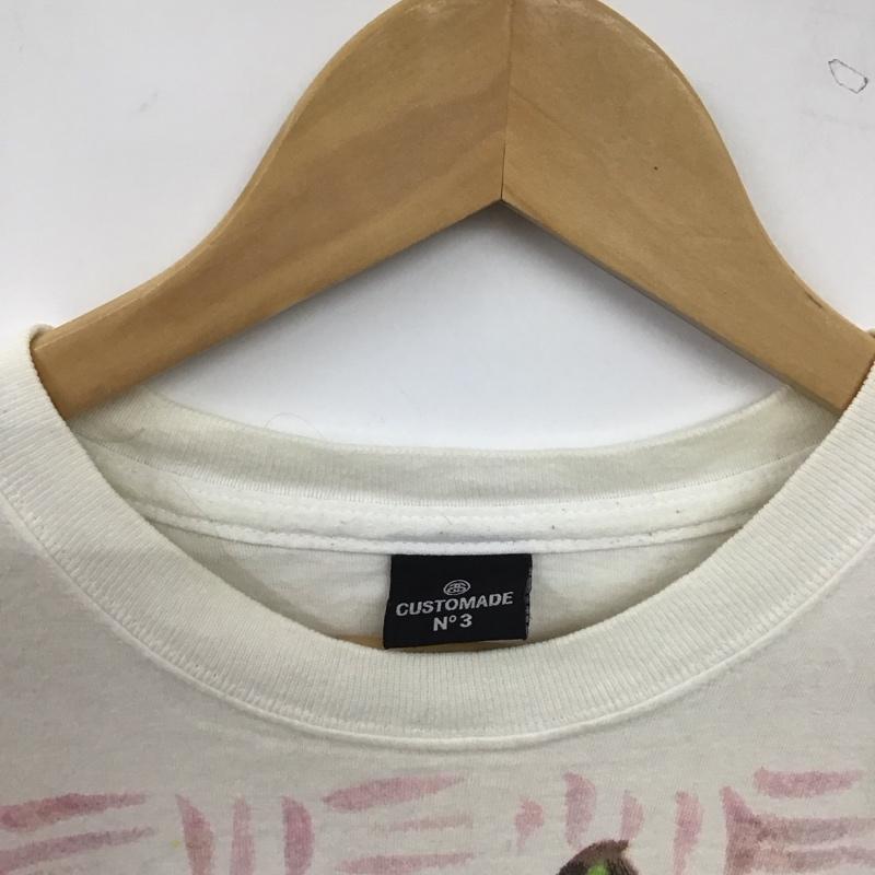 ステューシー STUSSY Tシャツ 半袖 半袖カットソー プリントTシャツ クルーネックカットソー プリント 白 / ホワイト / white メンズ USED 古着 中古 10159642