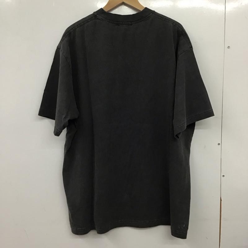 ノーティカ NAUTICA Tシャツ 半袖 半袖カットソー プリントTシャツ クルーネックカットソー L ロゴ、文字 ダークグレー / ダークグレー / メンズ USED 古着 中古 10159643