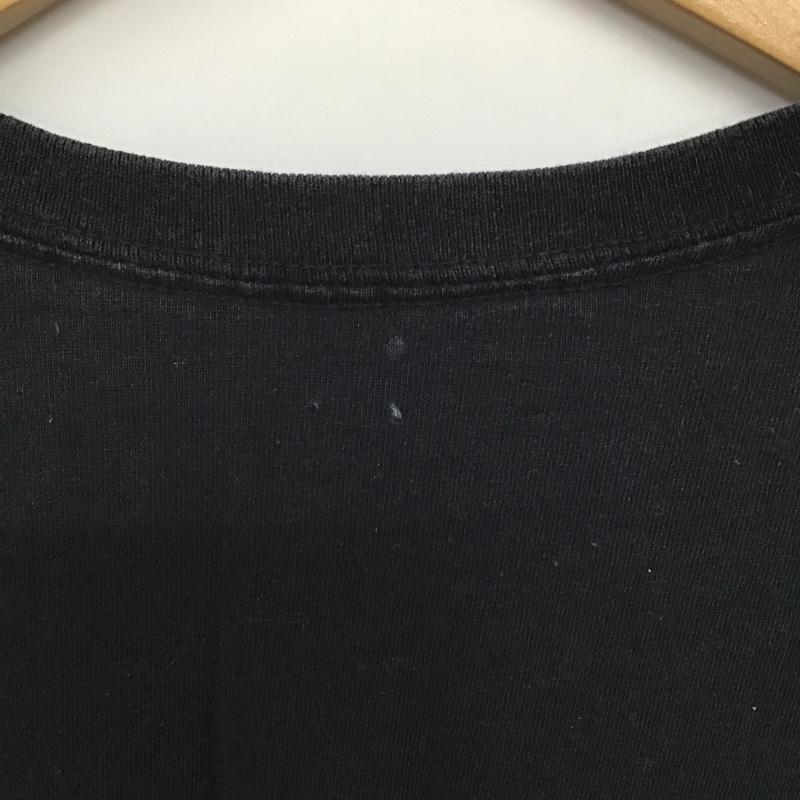 古着 USED Tシャツ 半袖 半袖カットソー プリントTシャツ クルーネックカットソー L ロゴ、文字 黒 / ブラック / black メンズ USED 古着 中古 10159644