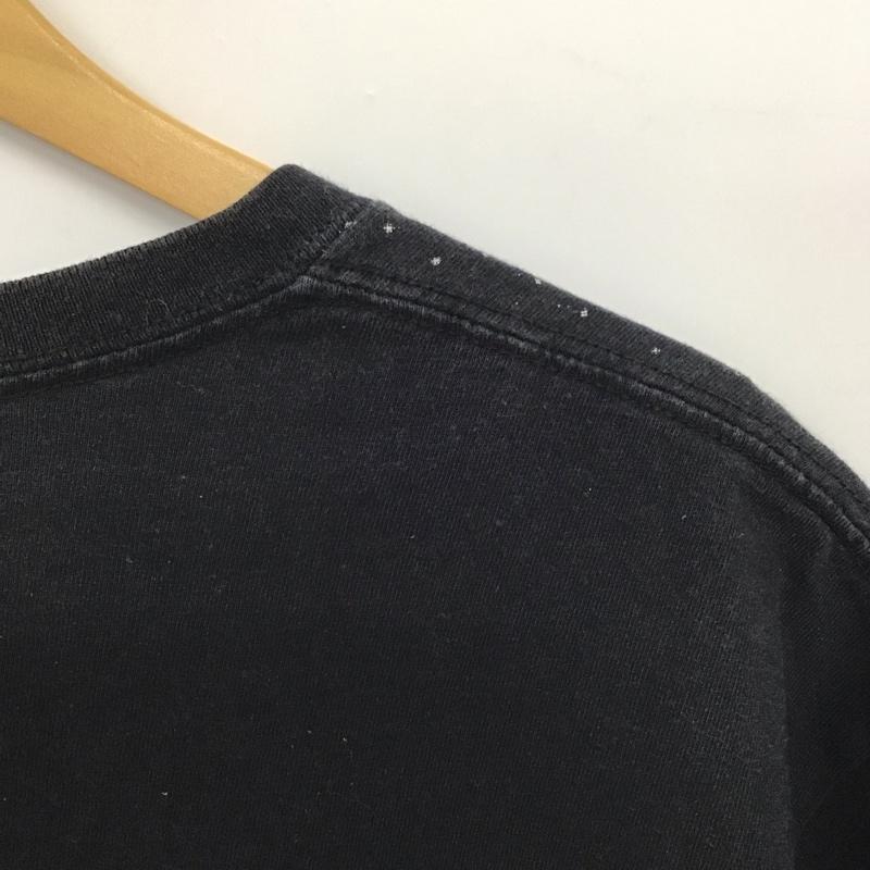 古着 USED Tシャツ 半袖 半袖カットソー プリントTシャツ クルーネックカットソー L ロゴ、文字 黒 / ブラック / black メンズ USED 古着 中古 10159644
