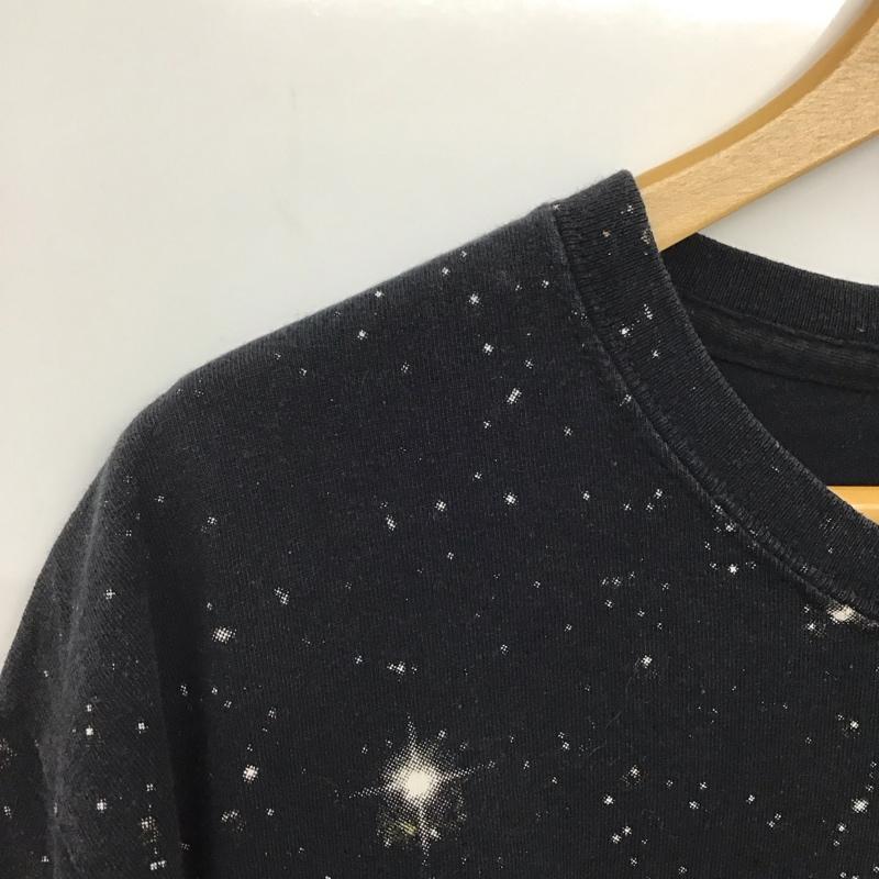 古着 USED Tシャツ 半袖 半袖カットソー プリントTシャツ クルーネックカットソー L ロゴ、文字 黒 / ブラック / black メンズ USED 古着 中古 10159644