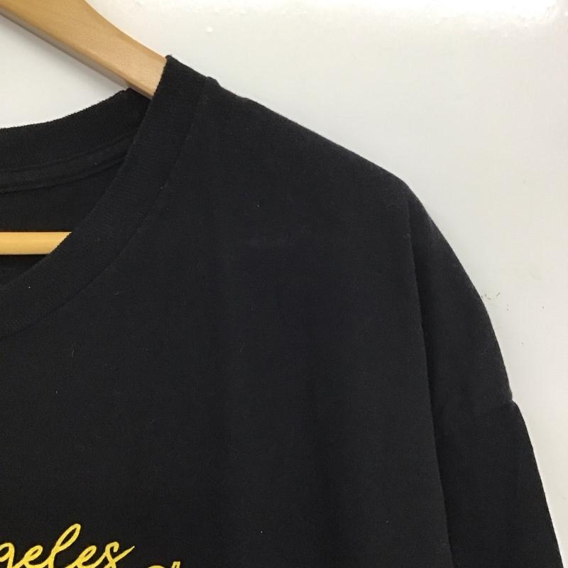 古着 USED Tシャツ 半袖 半袖カットソー プリントTシャツ クルーネックカットソー ロゴ、文字 黒 / ブラック / black メンズ USED 古着 中古 10159646