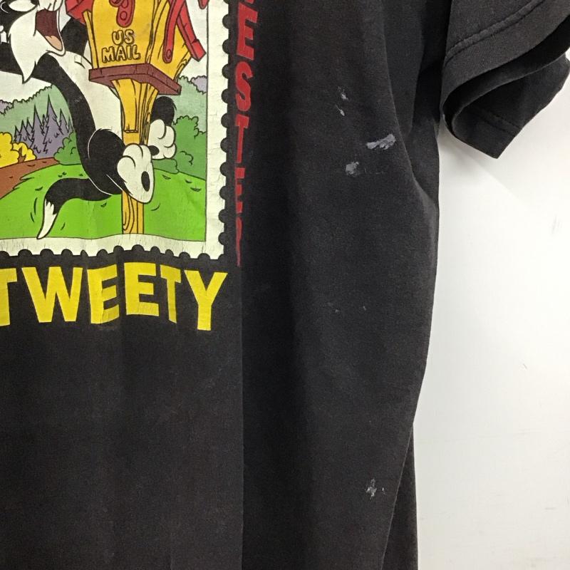 古着 USED Tシャツ 半袖 半袖カットソー プリントTシャツ クルーネックカットソー L プリント ダークグレー / ダークグレー / メンズ USED 古着 中古 10159647