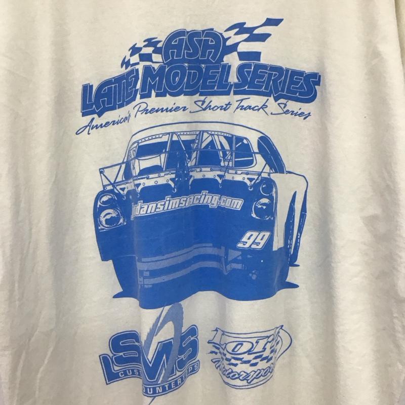 ギルダン GILDAN Tシャツ 半袖 半袖カットソー プリントTシャツ クルーネックカットソー XXL プリント アイボリー / アイボリー / メンズ USED 古着 中古 10159648