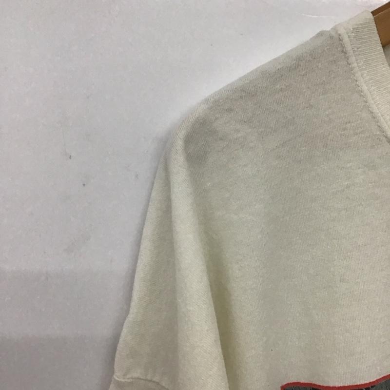 ギルダン GILDAN Tシャツ 半袖 半袖カットソー プリントTシャツ クルーネックカットソー XXL プリント アイボリー / アイボリー / メンズ USED 古着 中古 10159648