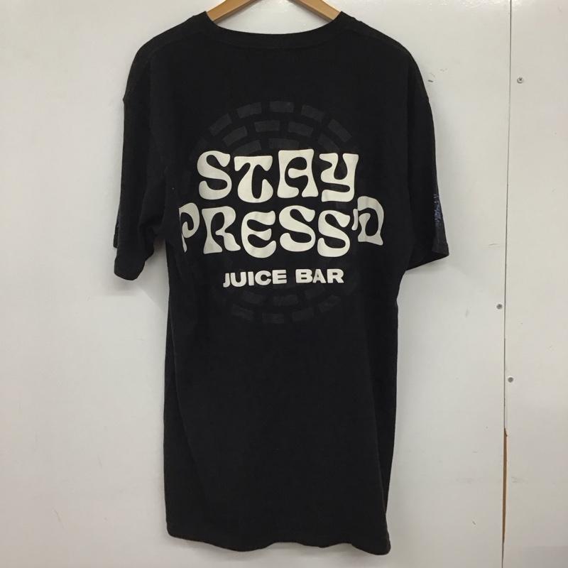 古着 USED Tシャツ 半袖 半袖カットソー プリントTシャツ クルーネックカットソー L ロゴ、文字 黒 / ブラック / black メンズ USED 古着 中古 10159650