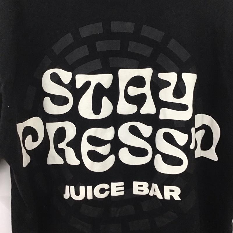古着 USED Tシャツ 半袖 半袖カットソー プリントTシャツ クルーネックカットソー L ロゴ、文字 黒 / ブラック / black メンズ USED 古着 中古 10159650