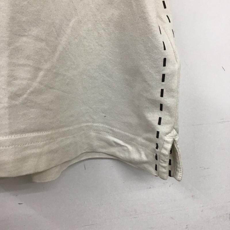 モンクレール MONCLER Tシャツ 半袖 半袖カットソー プリントTシャツ クルーネックカットソー 5 プリント アイボリー / アイボリー / メンズ USED 古着 中古 10159652