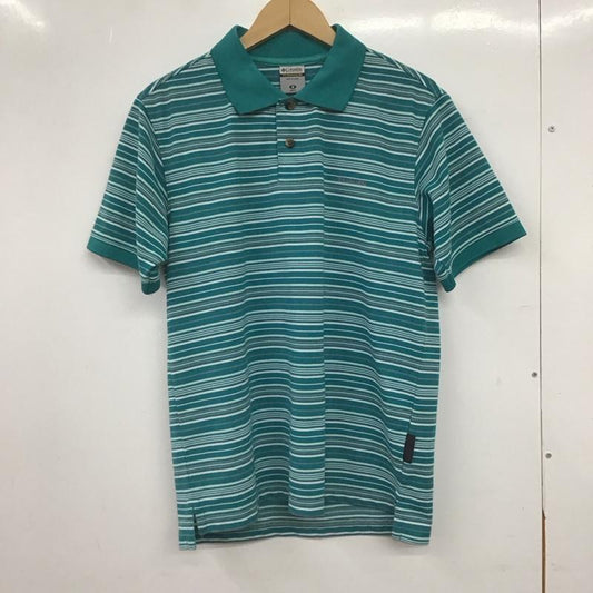 コロンビア Columbia ポロシャツ 半袖 半袖ポロシャツ カラーシャツ 半袖カットソー M ボーダー柄 マルチカラー / マルチカラー / multicolor メンズ USED 古着 中古 10159653