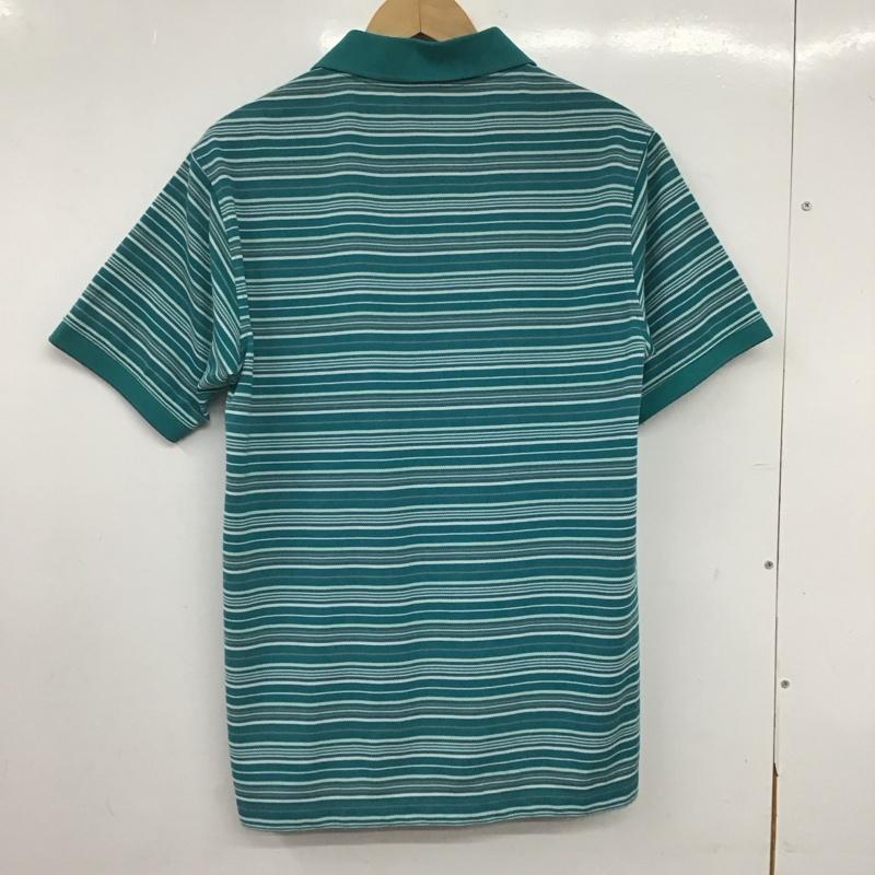 コロンビア Columbia ポロシャツ 半袖 半袖ポロシャツ カラーシャツ 半袖カットソー M ボーダー柄 マルチカラー / マルチカラー / multicolor メンズ USED 古着 中古 10159653