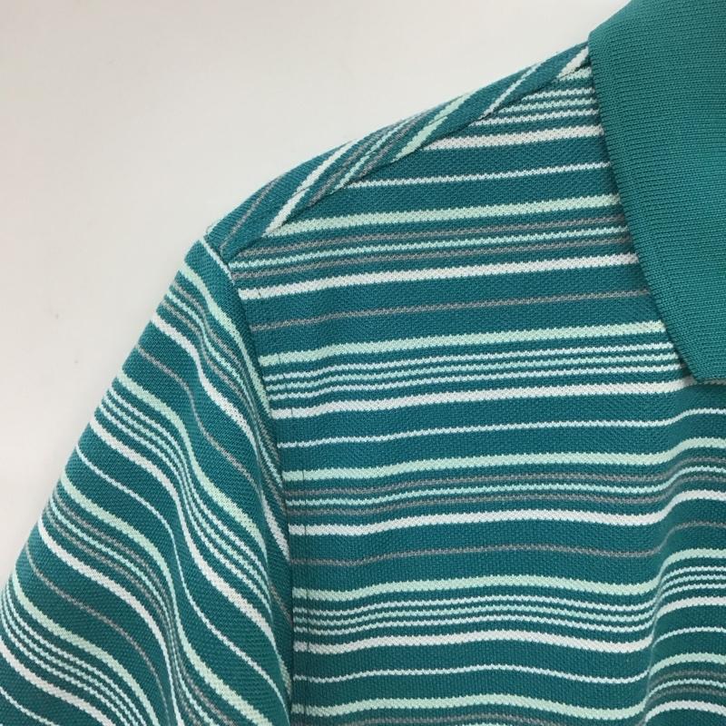 コロンビア Columbia ポロシャツ 半袖 半袖ポロシャツ カラーシャツ 半袖カットソー M ボーダー柄 マルチカラー / マルチカラー / multicolor メンズ USED 古着 中古 10159653
