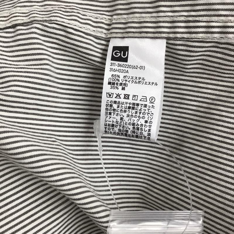 ジーユー GU ジャケット、上着 ジャケット、ブレザー コードレーンジャケット XL ストライプ 灰 / グレー / gray メンズ USED 古着 中古 10159654
