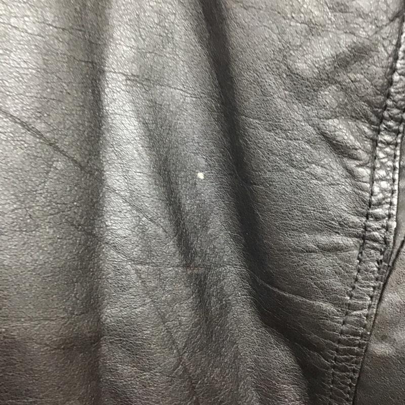 古着 USED ジャケット、上着 ジャンパー、ブルゾン レザーライダース アウター 古着 M 無地 黒 / ブラック / black メンズ USED 古着 中古 10159655