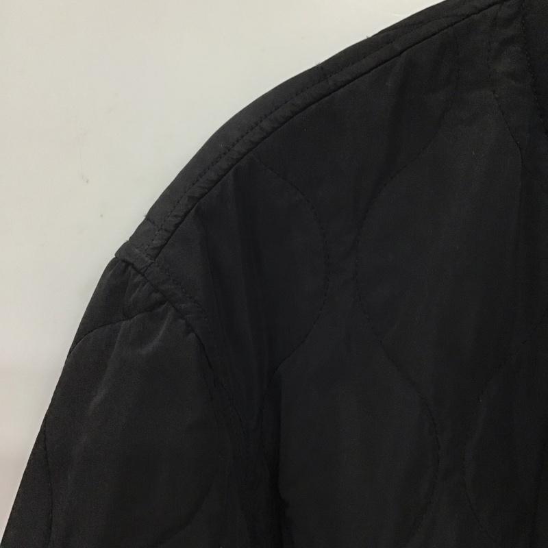 カーキ kha:ki ジャケット、上着 ジャンパー、ブルゾン ジップアップロングジャケット アウター 1 総柄 黒 / ブラック / black レディース USED 古着 中古 10159656
