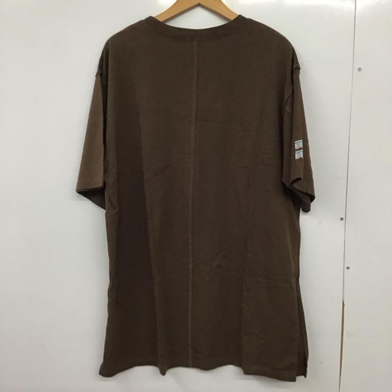 レプシィム LEPSIM Tシャツ 半袖 半袖カットソー プリントTシャツ クルーネックカットソー M ロゴ、文字 茶 / ブラウン / brown レディース USED 古着 中古 10159657