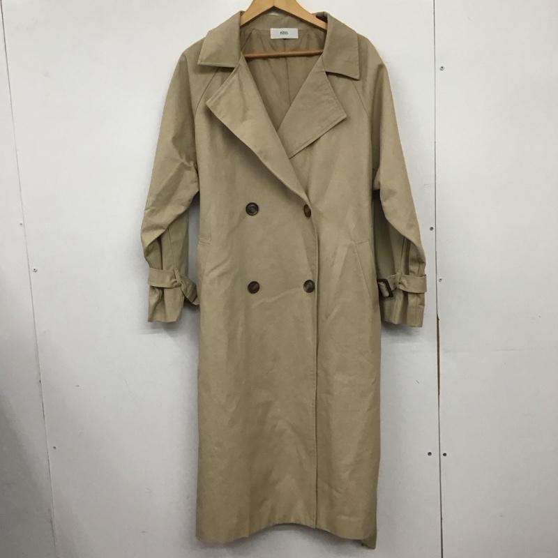 アズールバイマウジー AZUL BY MOUSSY コート コート一般 250bsa30-364c 綿ツイルオーバーサイズトレンチコート FREE 無地 ベージュ / ベージュ / beige レディース USED 古着 中古 10159658