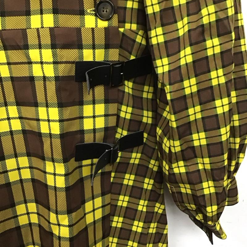 PUNYUS PUNYUS ワンピース ロングスカート 長袖ミニワンピース チェックワンピース 2 チェック 黄 / イエロー / yellow レディース USED 古着 中古 10159660