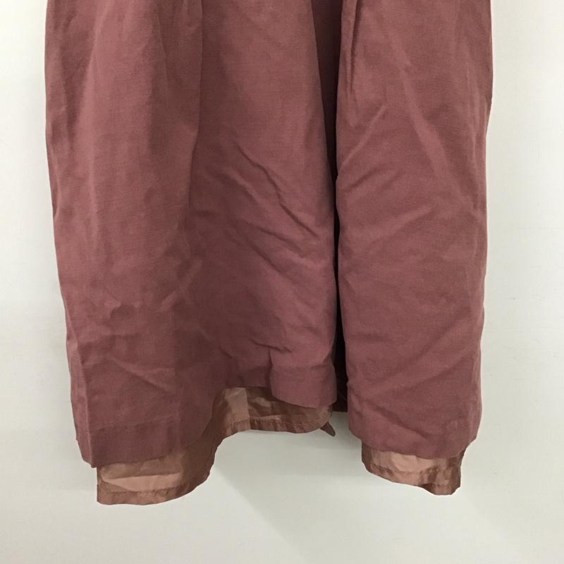 PUNYUS PUNYUS ワンピース ミニスカート 半袖ミニワンピース パフスリーブ M 無地 桃 / ピンク / pink レディース USED 古着 中古 10159661