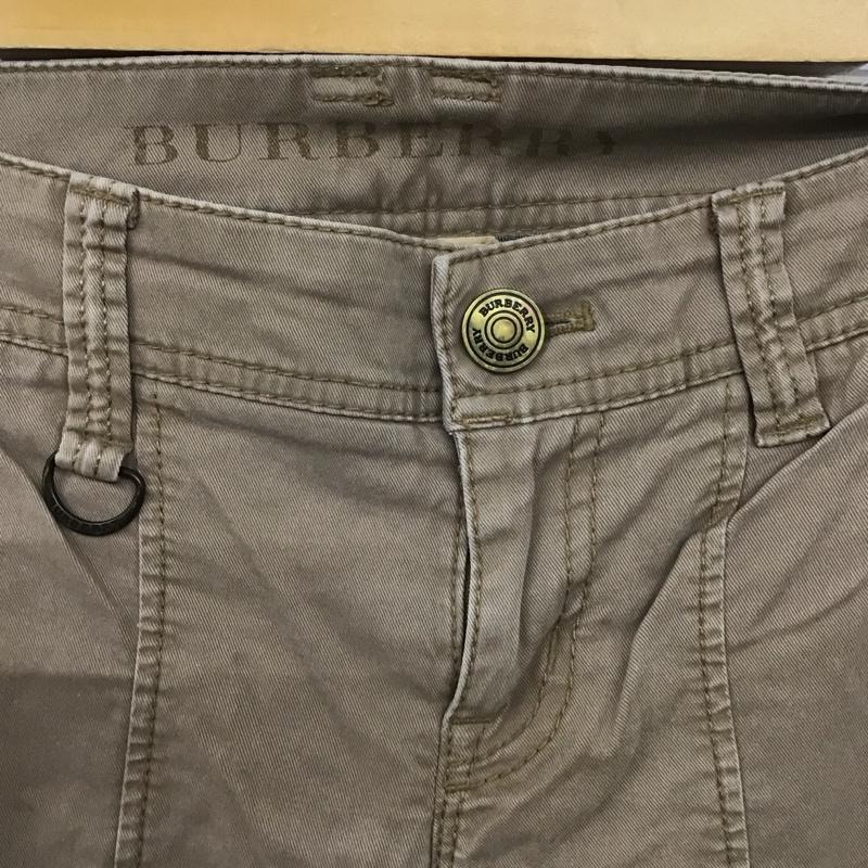 バーバリー BURBERRY パンツ デニム、ジーンズ スリムパンツ ストレッチパンツ カジュアルパンツ 38インチ ロゴ、文字 ベージュ / ベージュ / beige レディース USED 古着 中古 10159663