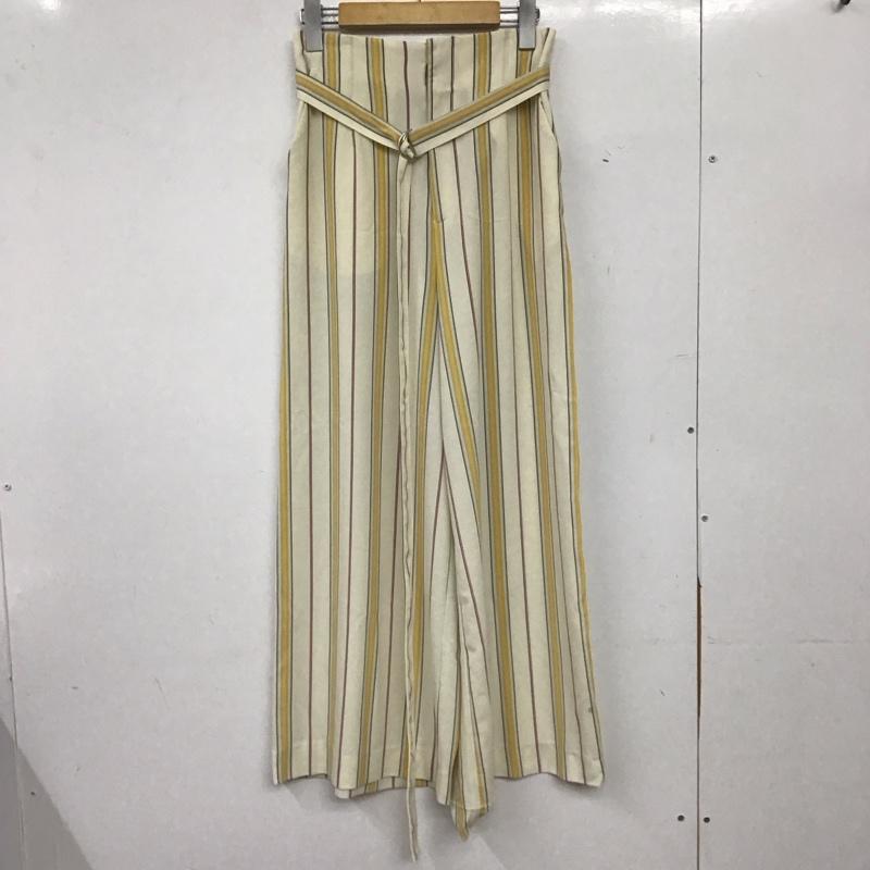 ロペピクニック ROPE  PICNIC パンツ ワークパンツ、ペインターパンツ ワークパンツ ワイドパンツ カジュアルパンツ 38インチ ストライプ マルチカラー / マルチカラー / multicolor レディース USED 古着 中古 10159670