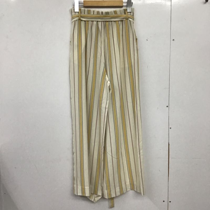 ロペピクニック ROPE  PICNIC パンツ ワークパンツ、ペインターパンツ ワークパンツ ワイドパンツ カジュアルパンツ 38インチ ストライプ マルチカラー / マルチカラー / multicolor レディース USED 古着 中古 10159670