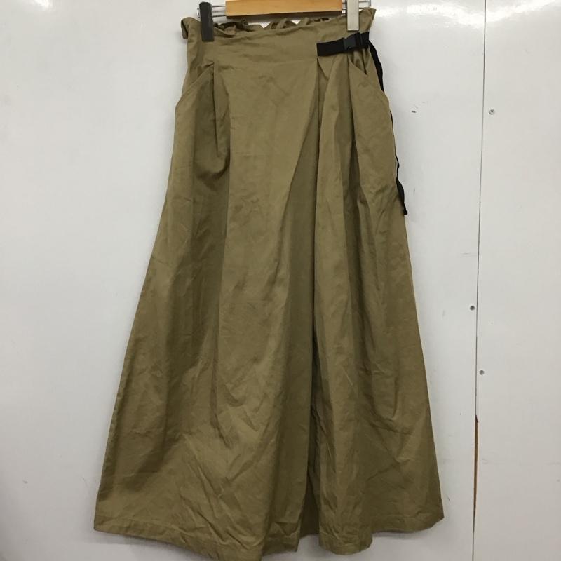 ニコアンド niko and... スカート ロングスカート ロングスカート フレアスカート カジュアルスカート 3 無地 ベージュ / ベージュ / beige レディース USED 古着 中古 10159675