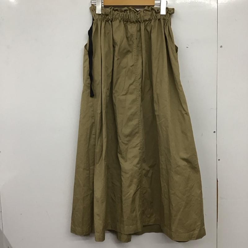 ニコアンド niko and... スカート ロングスカート ロングスカート フレアスカート カジュアルスカート 3 無地 ベージュ / ベージュ / beige レディース USED 古着 中古 10159675