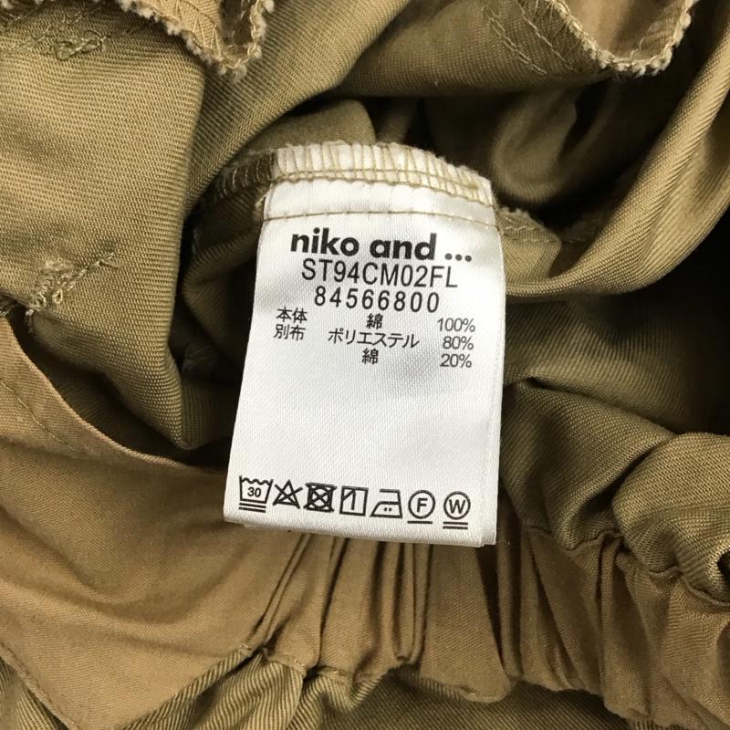 ニコアンド niko and... スカート ロングスカート ロングスカート フレアスカート カジュアルスカート 3 無地 ベージュ / ベージュ / beige レディース USED 古着 中古 10159675