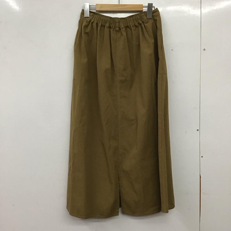 サマンサモスモス Samansa Mos2 スカート ロングスカート ロングスカート フレアスカート カジュアルスカート FREE 無地 カーキ / カーキ / khaki レディース USED 古着 中古 10159677