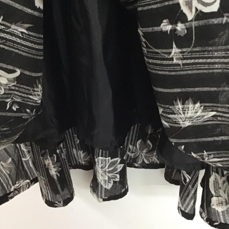アズールバイマウジー AZUL BY MOUSSY スカート ロングスカート ロングスカート フレアスカート S プリント 黒 / ブラック / black レディース USED 古着 中古 10159678