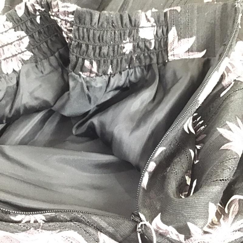 アズールバイマウジー AZUL BY MOUSSY スカート ロングスカート ロングスカート フレアスカート S プリント 黒 / ブラック / black レディース USED 古着 中古 10159678