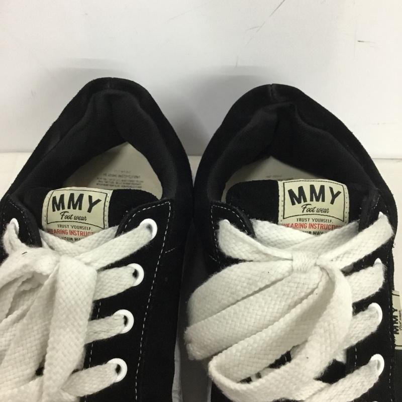 メゾンミハラヤスヒロ Maison MIHARA YASUHIRO スニーカー スニーカー A15FW702 ローカットスニーカー 47 箱有 ロゴ、文字 黒 / ブラック / black X 白 / ホワイト / white メンズ USED 古着 中古 10159684