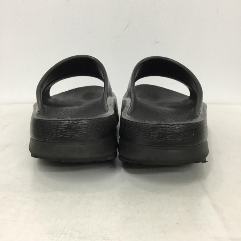 ウーフォス OOFOS サンダル サンダル Titanium Mirror W11 EU42 箱有 ロゴ、文字 黒 / ブラック / black メンズ USED 古着 中古 10159686