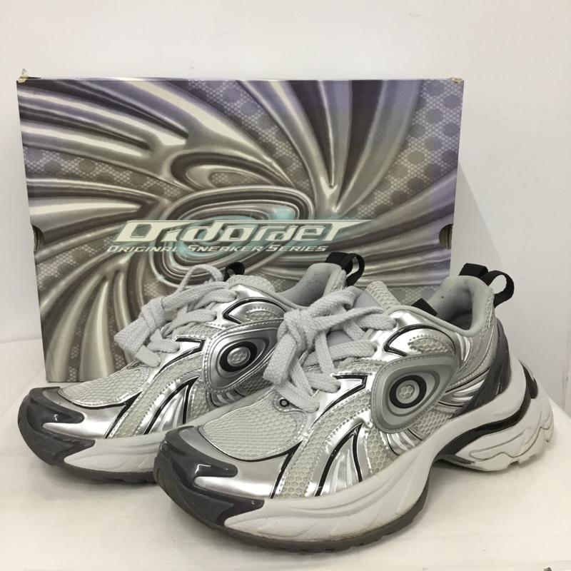 オールドオーダー OLD ORDER スニーカー スニーカー 61446 TURBO GT 26.5cm 箱有 26.5cm ロゴ、文字 灰 / グレー / gray X 銀 / シルバー / silver color メンズ USED 古着 中古 10159688