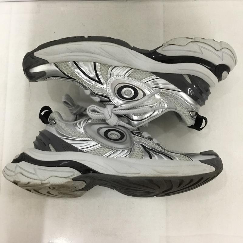 オールドオーダー OLD ORDER スニーカー スニーカー 61446 TURBO GT 26.5cm 箱有 26.5cm ロゴ、文字 灰 / グレー / gray X 銀 / シルバー / silver color メンズ USED 古着 中古 10159688
